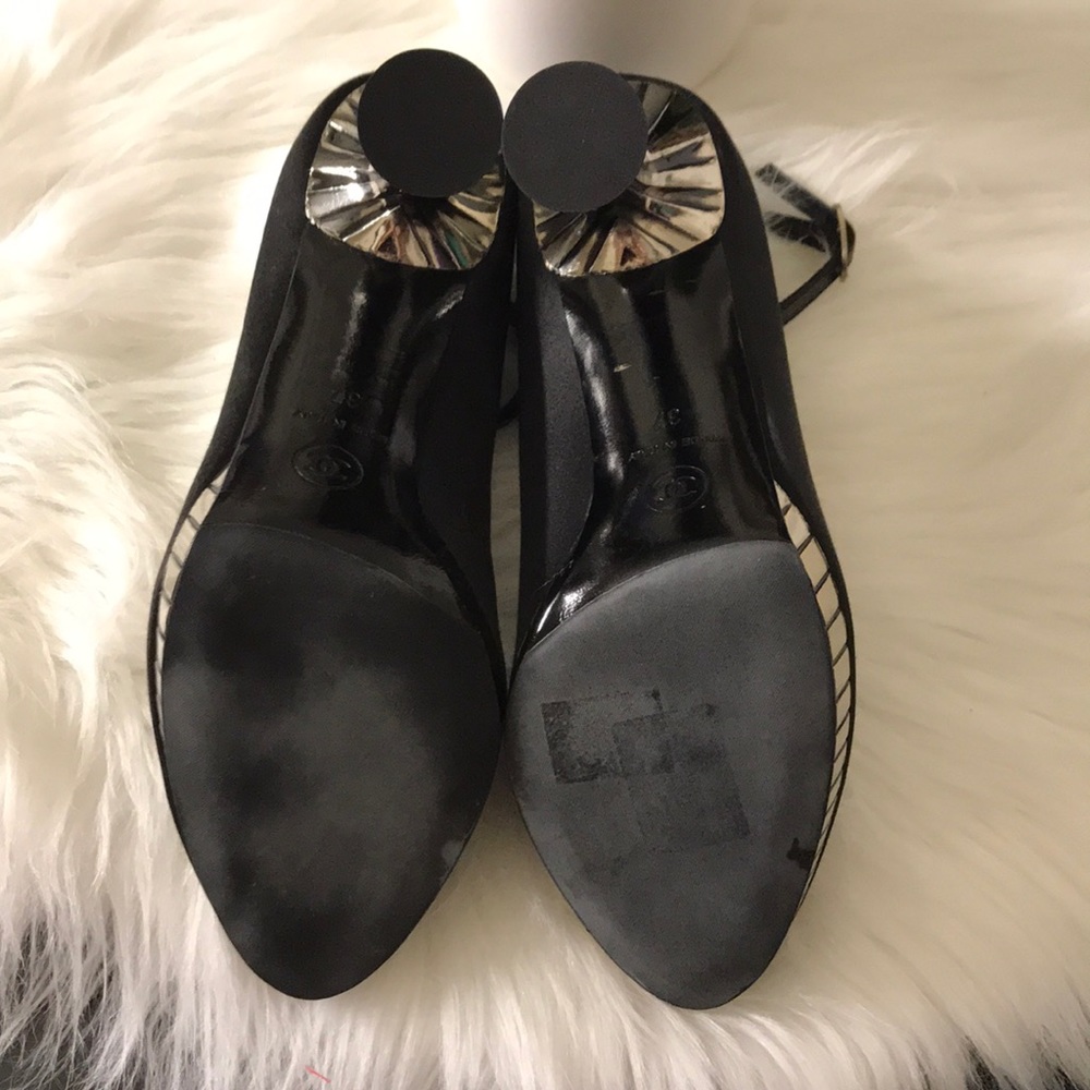 Chanel Disco Mirror satin heels - Picture 7 of 10